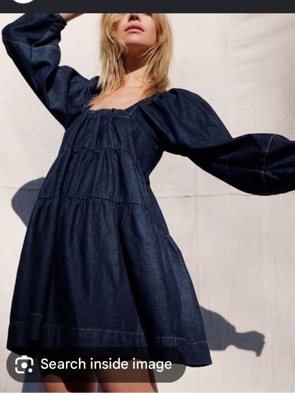 ✨ Free People “Lou Jean” Babydoll Dress – Size Large (NWOT) ✨